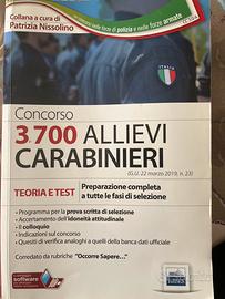 Libro per concorso allievi carabinieri