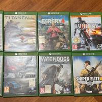 Lotto 9 videogiochi XBOX ONE