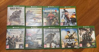 Lotto 9 videogiochi XBOX ONE