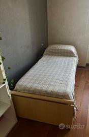 LETTO SINGOLO CON LETTO SOTTO SCORREVOLE