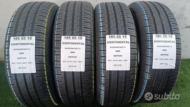 4 gomme 185 65 15 CONTINENTAL 100% RIF3108