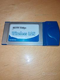 Scheda wireless  PCMCIA 802.11b Siemens