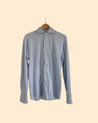 Polo Camicia Boggi Milano azzurrina taglia S