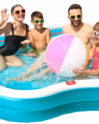 Piscina Gonfiabile 2x2m + Pompa Ricaricabile