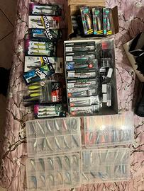 Artificiali pesca a spinning box completa