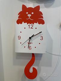 Orologio gatto