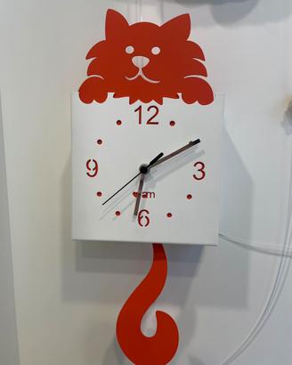 Orologio gatto