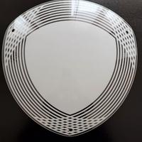 Lampadario applique vetro satinato