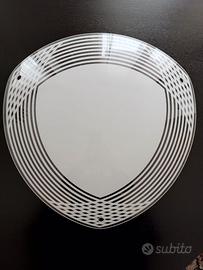 Lampadario applique vetro satinato