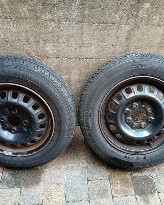 cerchi 13"+pneumatici fiat Uno,panda, fiorino 