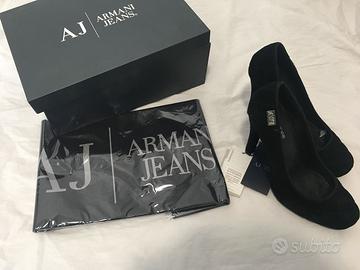 Scarpe eleganti ARMANI JEANS tacco 37 donna NUOVE