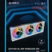 LiaN Li Uni Fan Inf 3 ventole bianche Wireless