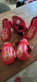 Protezioni tae kwon do taglia S