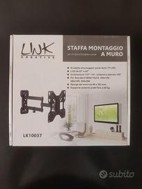 Staffa a muro Link creative per TV da 23'' a 42''