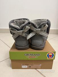 Stivaletti Grunland con pelo numero 25, grigio.