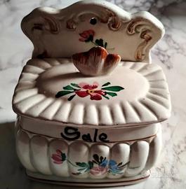 Contenitore Sale Ceramica
Vintage Fiori