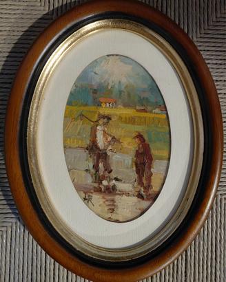 Piccolo quadro ovale