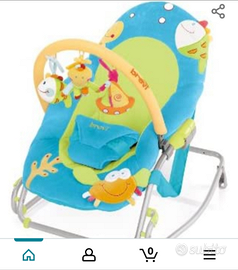 Sdraietta-dondolo BREVI usata una volta Originale