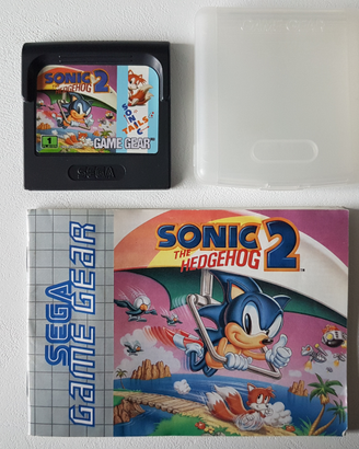 Sonic 2 The Hedgehog Sega Game Gear PAL