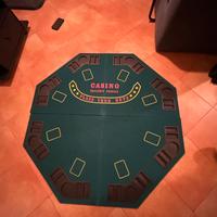 Tavolo da Poker pieghevole 8 posti – come nuovo