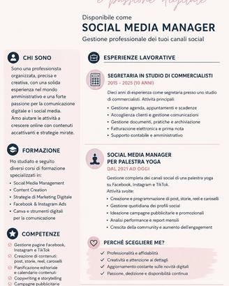 Social media menager