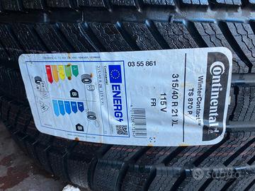 2 PNEUMATICI 315/40 R21 XL 115V CONTINENTAL WINTER
