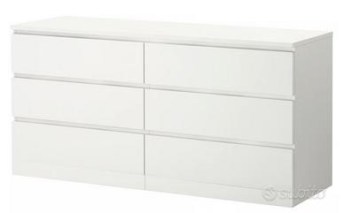 cassettiera MALM IKEA 6 cassetti