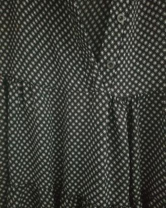 Vestitino estivo donna cotone blu