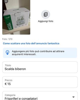 Scalda biberon