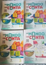 Libri scolastici 1,2e3media usati ma tenuti bene