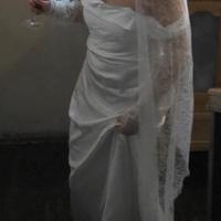 Abito da sposa in seta su misura