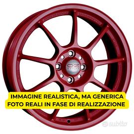 Cerchi OZ Alleggerita HLT R17 4x100 7J ET37 Rossi