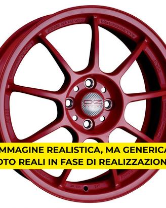 Cerchi OZ Alleggerita HLT R17 4x100 7J ET37 Rossi