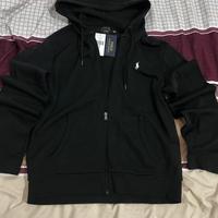 Felpa Zip Polo Ralph Lauren nera taglia M