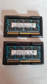 MEMORIE LAPTOP 4gb 2rx8 pc3-10600S-9-11-F3 DDR3