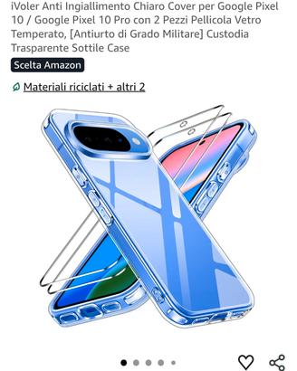 custodia +5 vetrini per Google pixel 10/10 pro