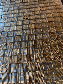 Mosaico vetro decorativo oro vintage