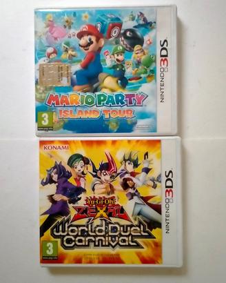 Nintendo 3DS Mario Party Island Tour + Yu-Gi-Oh!