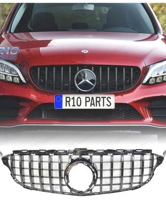 GRIGLIA MERCEDES W205 14-18 AMG GT NERO LUCIDO CRO