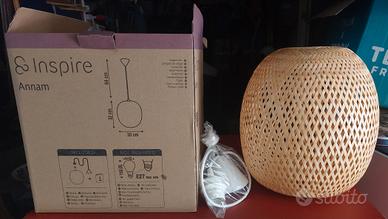 Lampadario in bambù nuovo