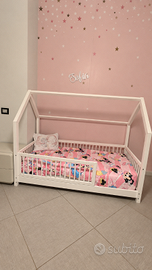 Cameretta Erbesi Orsetto + letto casettaMontessori