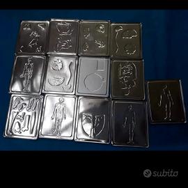 Piastre anatomiche del corpo umano d'epoca 