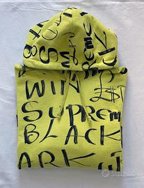 Felpa Supreme Black Ark Hooded Sweatshirt Taglia S