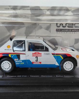 Peugeot 205 T16 - Modellino - Scala 1:24