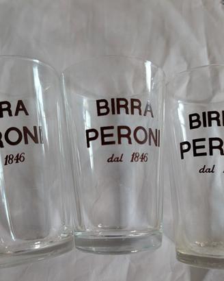 bicchieri peroni