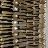 set posate in argento 