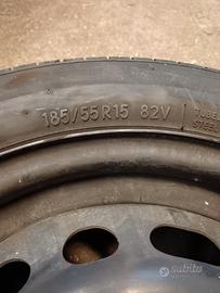 cerchioni in ferro 4x100 gomme 185/55r15
