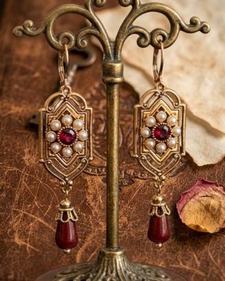 Orecchini vintage stile bohemien per donna 