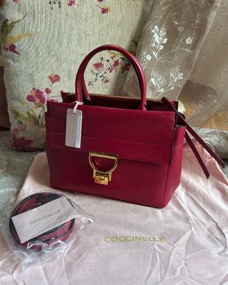 Borsa Coccinelle Arlettis Medium vera pelle Nuova