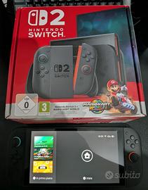 Nintendo Switch 2 con scatola e accessori